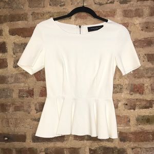 Akira peplum top
